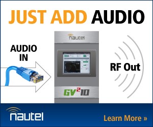 Nautel Just Add Audio ad